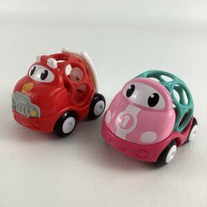 Oballs Go Grippers Push Along Easy Grab Vehicles Baby Toy Infant Firetruck Car